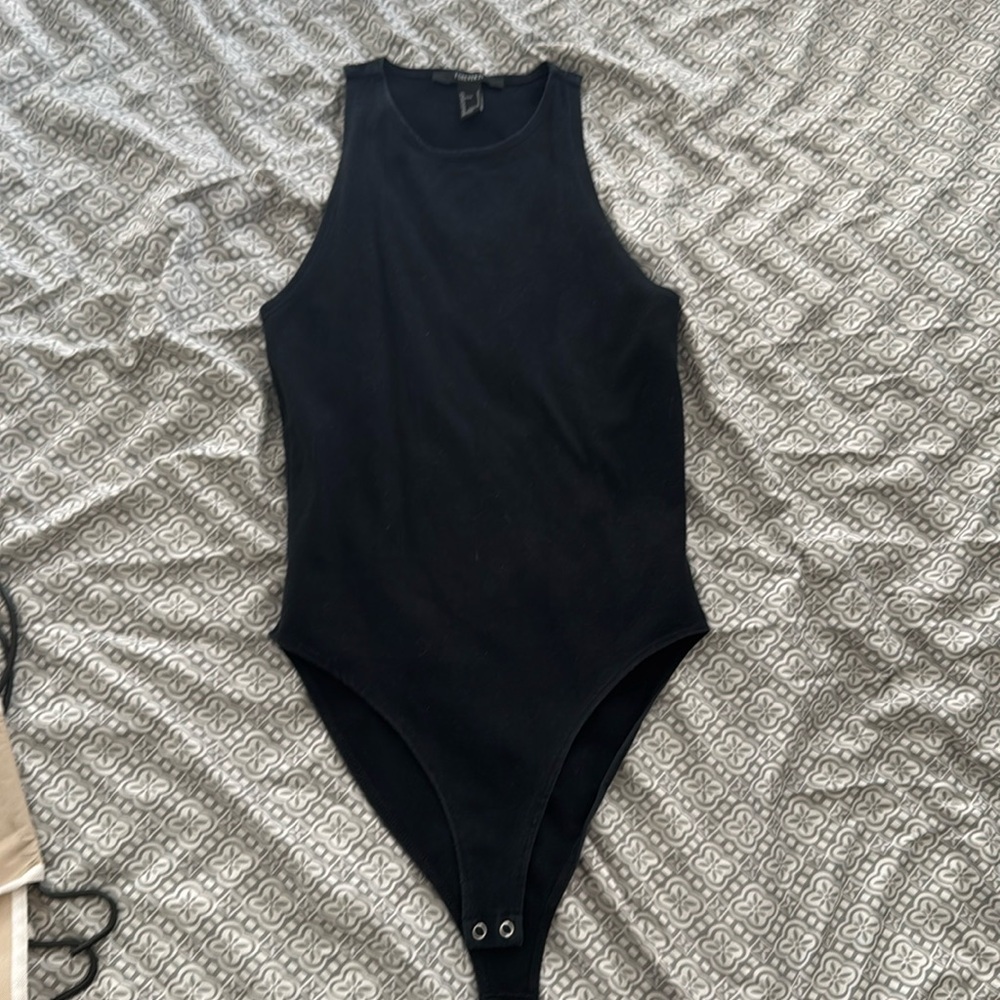 F21 Black bodysuit